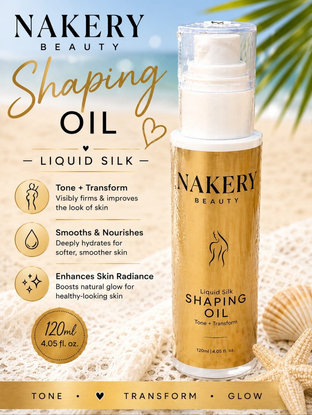 NAKERY Liquid Silk Shaping Oil OR Aminnah You Glow Girl Collagen Serum PICK 1 - Picture 2 of 5